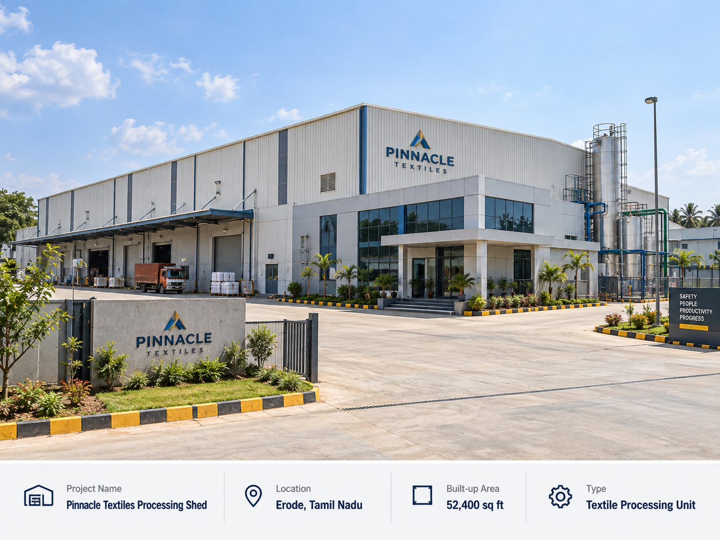 Pinnacle Textiles Processing Shed